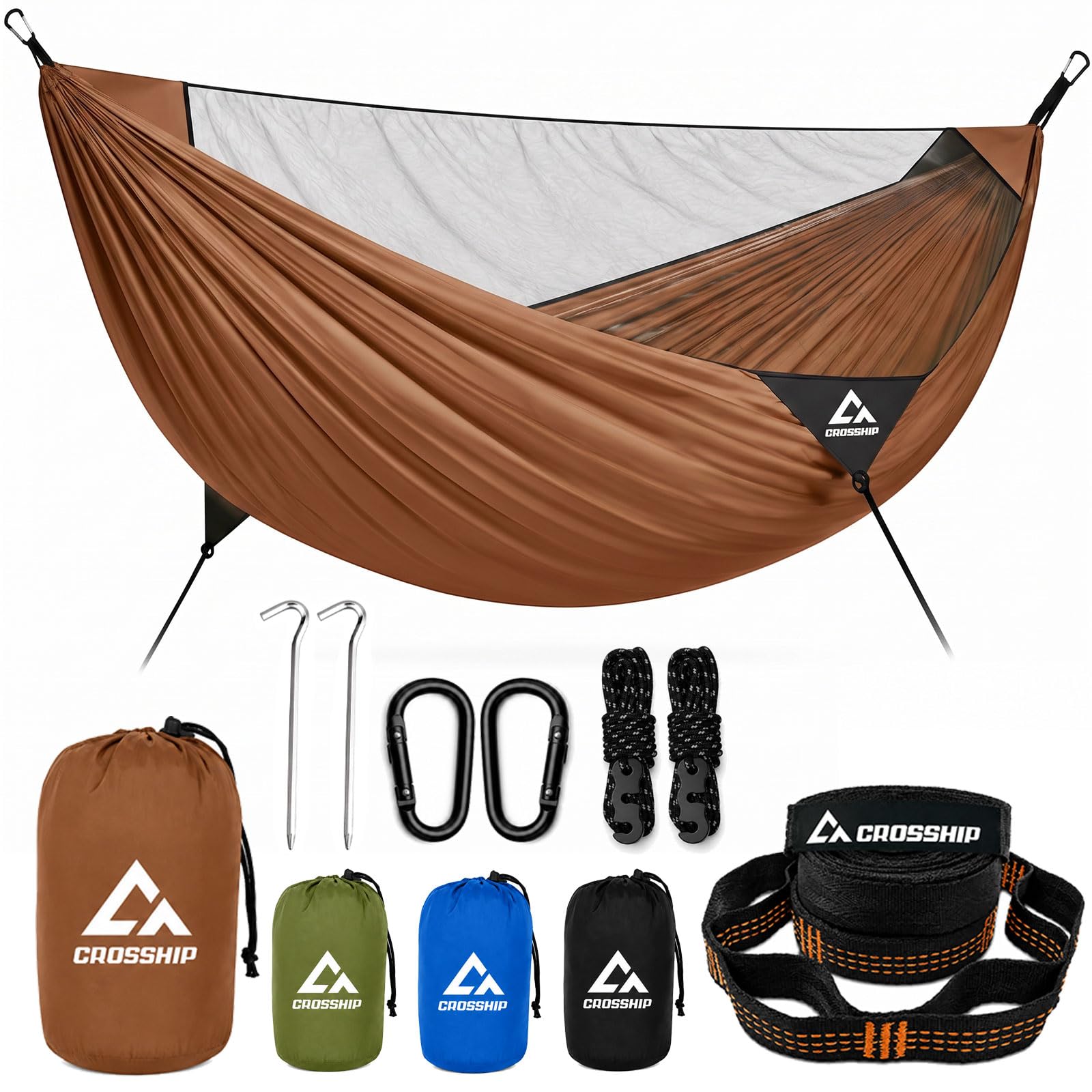 Camping Hammock with Mosquito Net - 500lbs Portable Hammock