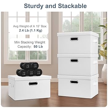 【hideさま専用】3点セット●STACKING CONTAINER 38L Amazon.com - CleverMade Collapsible Storage Bins - Tan 3