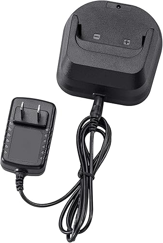SAMCOM Base de carga de escritorio de radio bidireccional para FPCN30A, adaptador de corriente de repuesto Walkie Talkie (1 piezas)