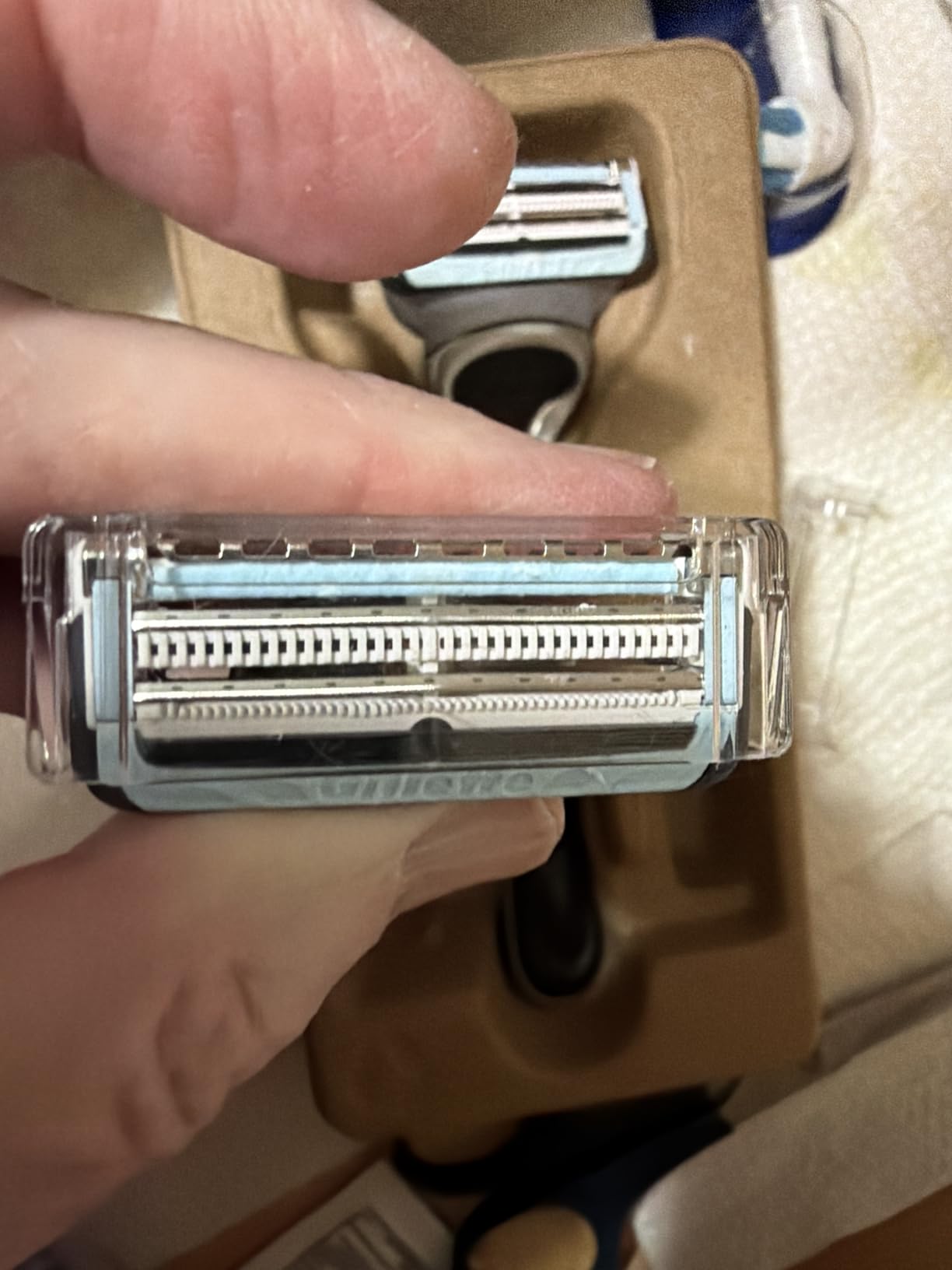 Gillette SkinGuard Razors, 1 Gillette Razor, 4 Razor Blade Refills, Designed for Men with Skin Irritation, Razor Bumps, and Sensitive Skin