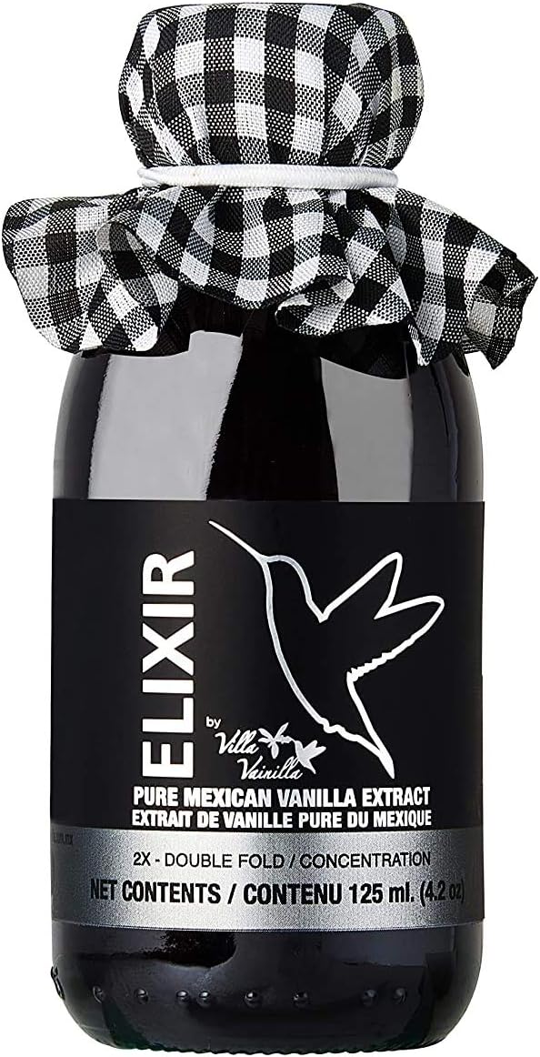 Villa Vainilla Pure Vanilla Extract - Elixir Premium Mexican Vanilla | All Natural Pure Vanilla Extract | For Chefs and Home Cooking | Perfect for Baking, Dessert Making | Vanilla Extracto | 4.2 oz