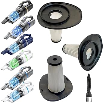 3Pack Hepa Filters Replacement Compatible with Gxzsk LT-156 & LT-158, AHNR LT-156 and JONYJ LT-156 Handheld Vacuum Cordless, Washable and Durable Vacuum Filters.