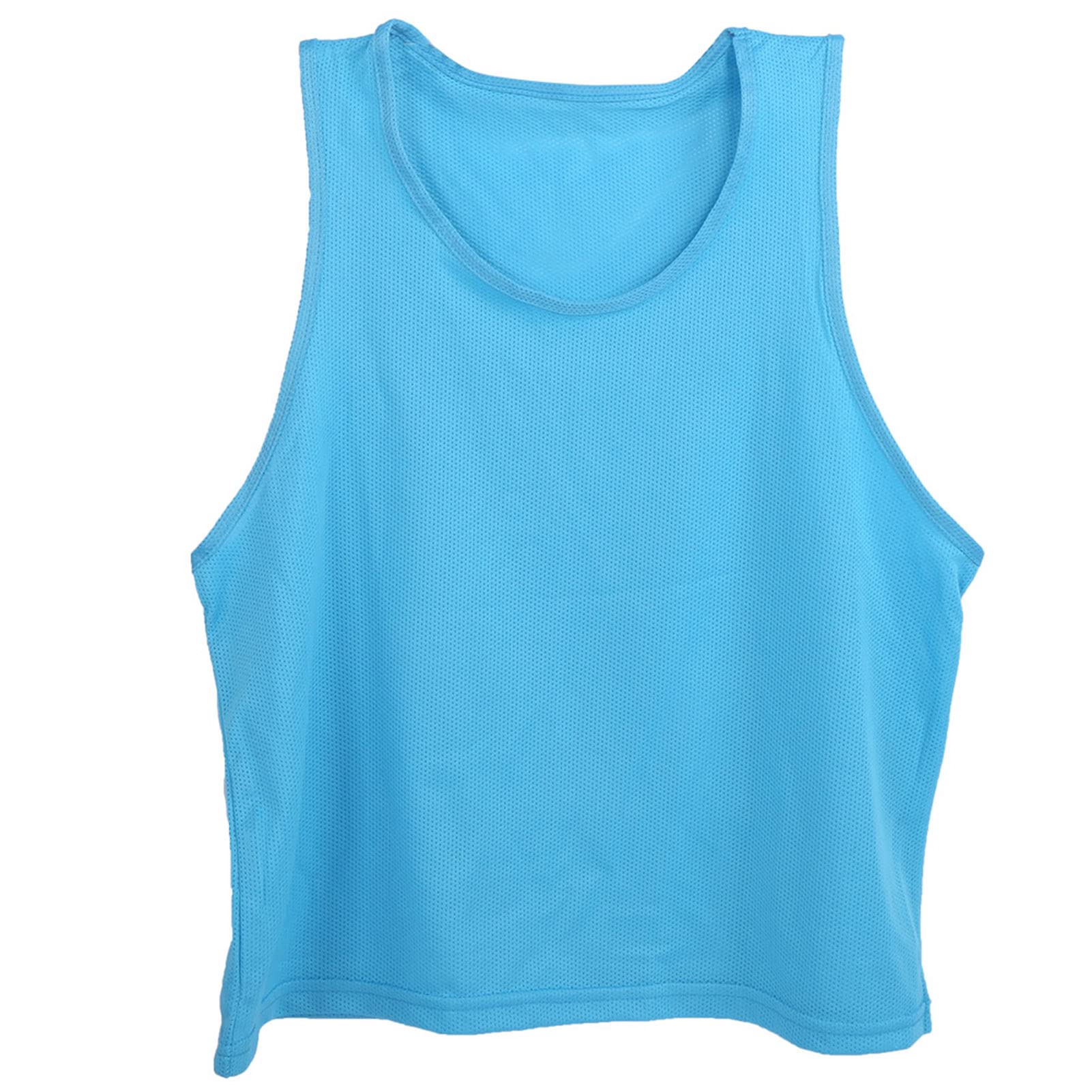 Fockety 12 Pezzi Maglia Calcio Giovanile, Leggera Asciugatura Rapida | Gilet in rete di nylon traspirante per allenamenti di basket e calcio per bambini, attrezzatura sportiva all\'aria aperta