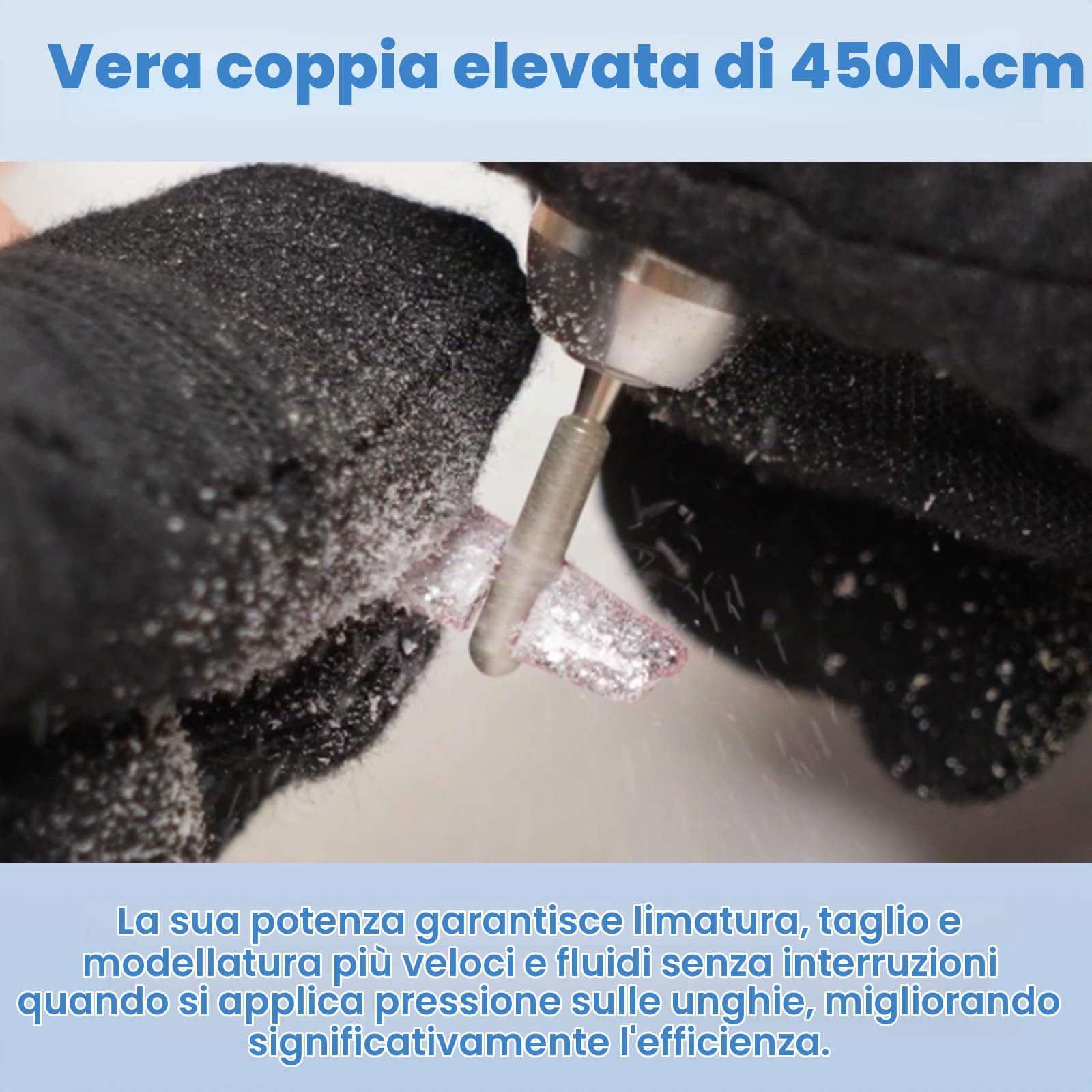 Delanie Fresa per Unghie Professionale, Portatile e Ricaricabile 35000 Giri a Display LED per Manicure e Pedicure, Trapano Elettrico per Unghie Gel/Smalto Velocità Regolabile Bianco