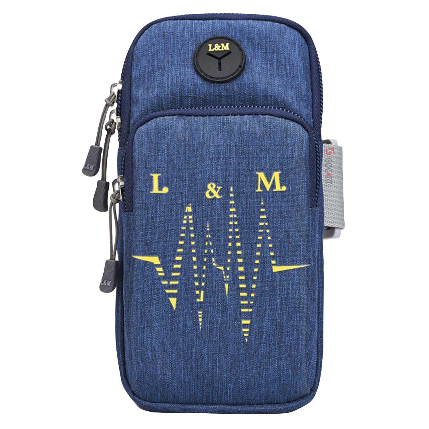 GOCART WITH G LOGO 18 ltrs (18 Cms) backpack(Mobile Arm Bag_blue)