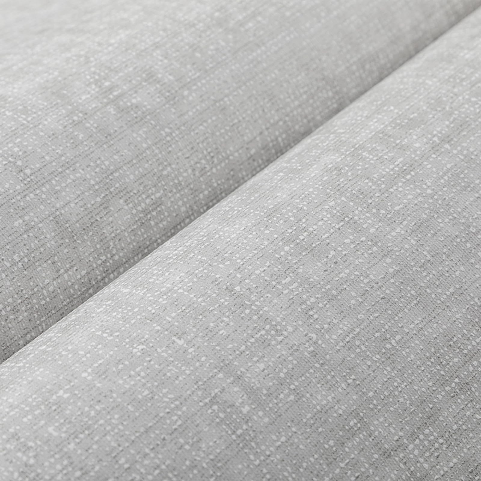Beswitory Light Grey Linen Texture Wallpaper - Textured Linen Fabric Effect - Modern Wallpaper for Living Room, Bedroom, Hallway