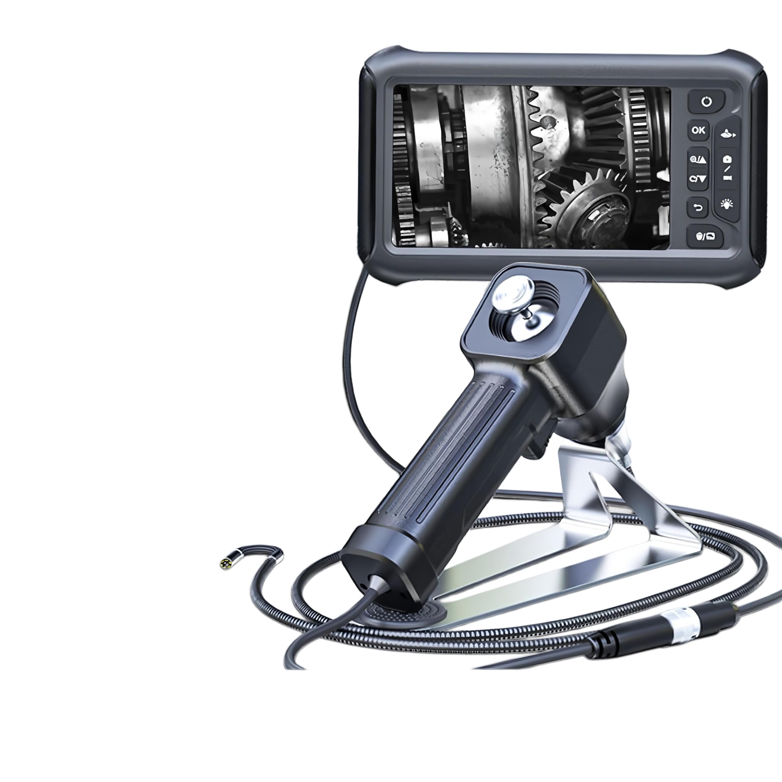 Endoscope GL-700A Articulating Borescope 6.5mm 3M Dual Lens 1080P HDMI