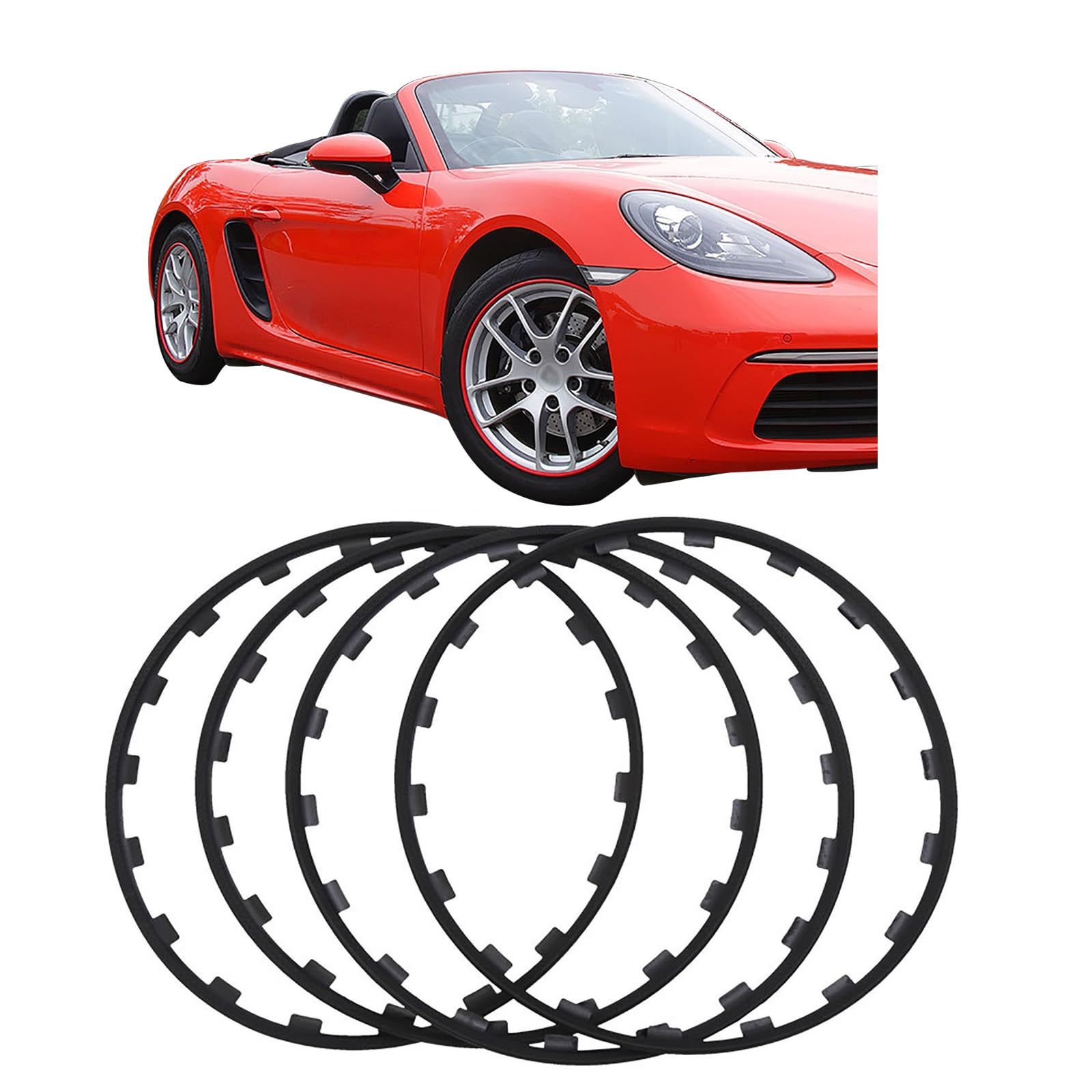 Protector de llanta para Tesla Tesla modelo 3/y, protección de borde de 15 – 20 pulgadas, antiarañazos, antidricción, protección de rueda de alta calidad, prolonga la vida útil de la rueda,