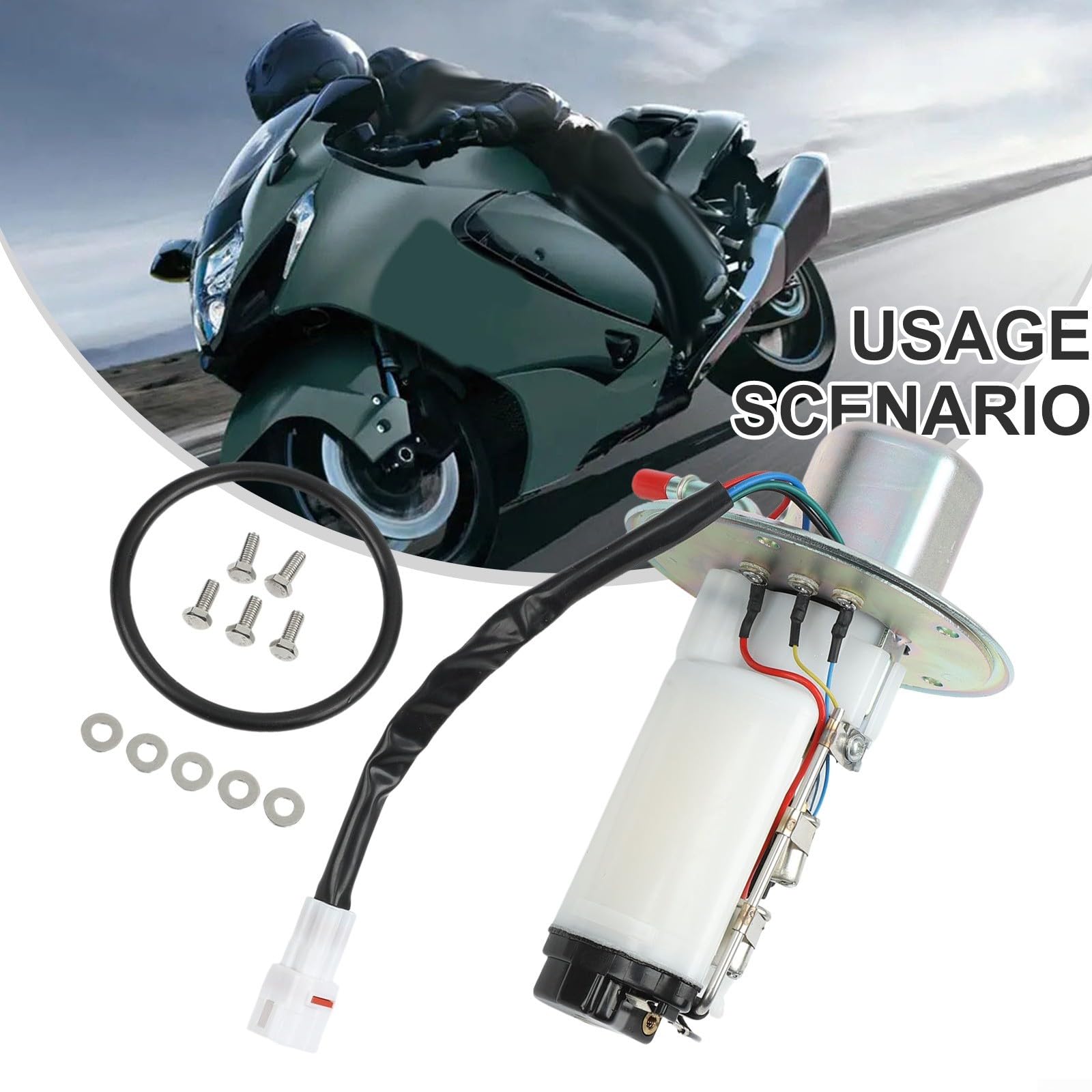 Pompa carburante di ricambio diretta per Suzuki SV650 SV650S K3 K4 2005-2009, OEM 15100-16G00, componenti in metallo di qualità