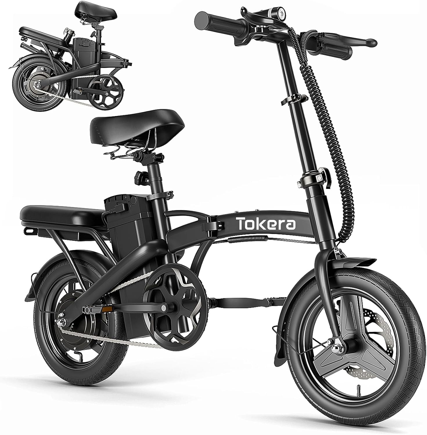Electric Bike for Adults 750W Motor, 20 mph Folding Ebike, 14″ Adults Electric Bicycles with Smart Uphill, 36V 10.4Ah Battery, 25-40 Miles Range, Mini E Bikes for Adults and Teens Electric Bike for Adults 750W Motor, 20 mph Folding Ebike, 14″ Adults Electric Bicycles with Smart Uphill, 36V 10.4Ah Battery, 25-40 Miles Range, Mini E Bikes for Adults and Teens