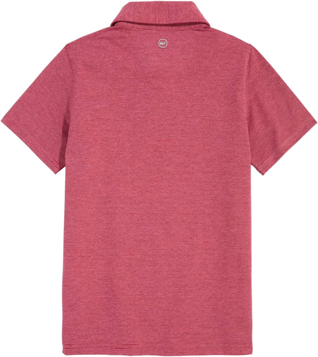 Vineyard Vines Boys' Boys St. Jean Stripe Sankaty Polo