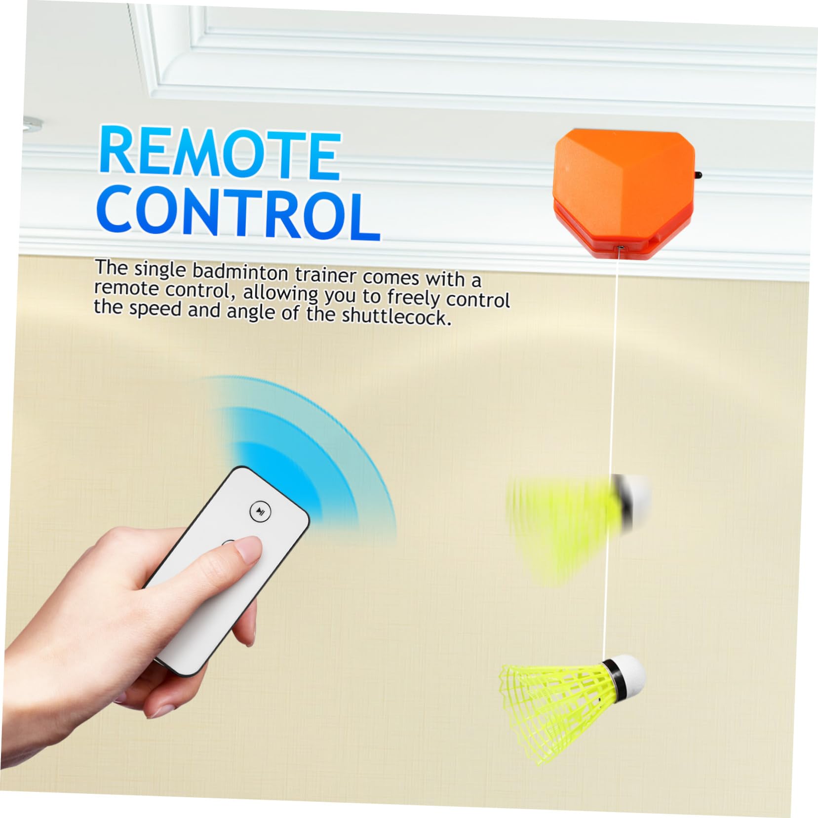 BESPORTBLE 5sets Allenamento Badminton Portatile Rimbalzo Trainer Controllo e Include Shuttlecock Per