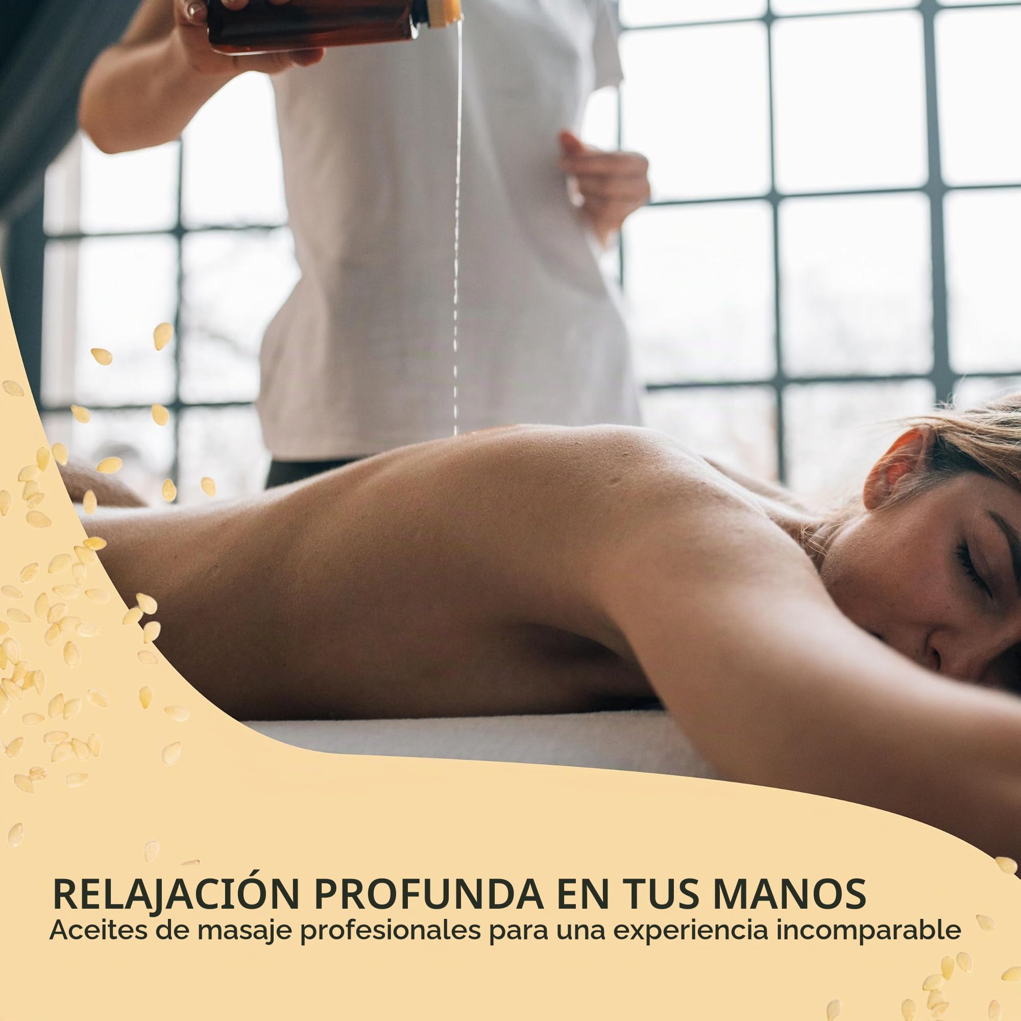 Aceite de Sésamo BIO 100% Puro. Presion en Frio de Semillas de Sesamo con Certificado Ecologico. Uso en Cosmetica Natural & Masaje Ayurveda 10000 ml 10 L