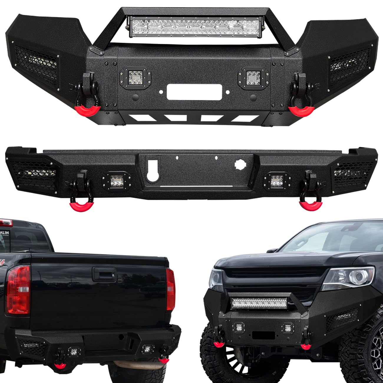 Amazon.com: VIJAY Front and Rear Bumper Fits 2015-2022 Chevy