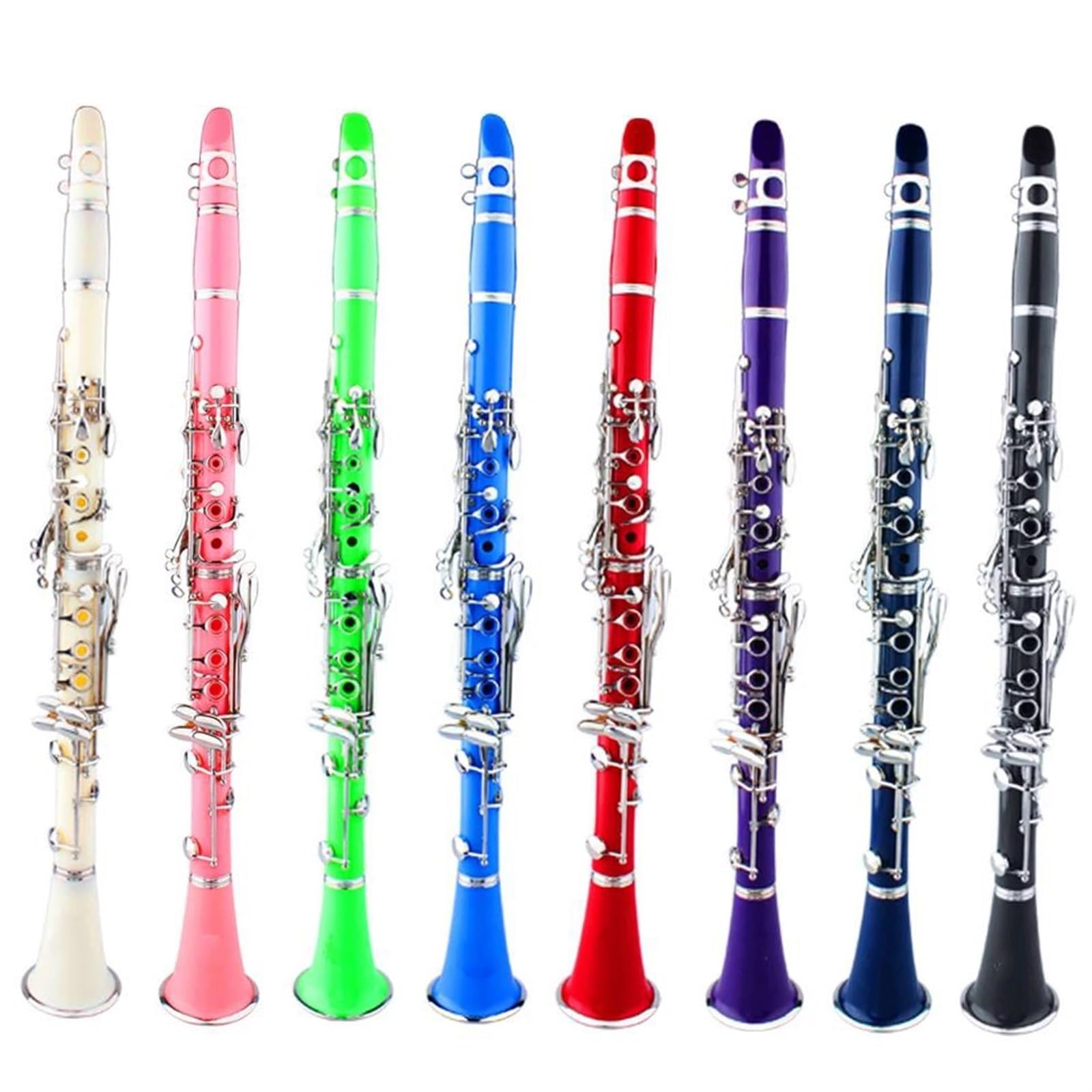 Początkujący Klarnet Bb Klarnet 17 Klawiszy Bakelit Drewniany Profesjonalny Instrument Dęty Drewniany Klarnet Z Pudełkiem Trzcinowe Części Instrumentów Muzycznych(Red)