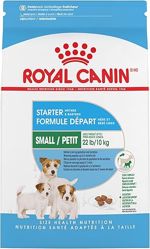 Royal Canin Size Health Nutrition - Alimento seco para perros pequeños para madre y bebé, bolsa de 14 libras