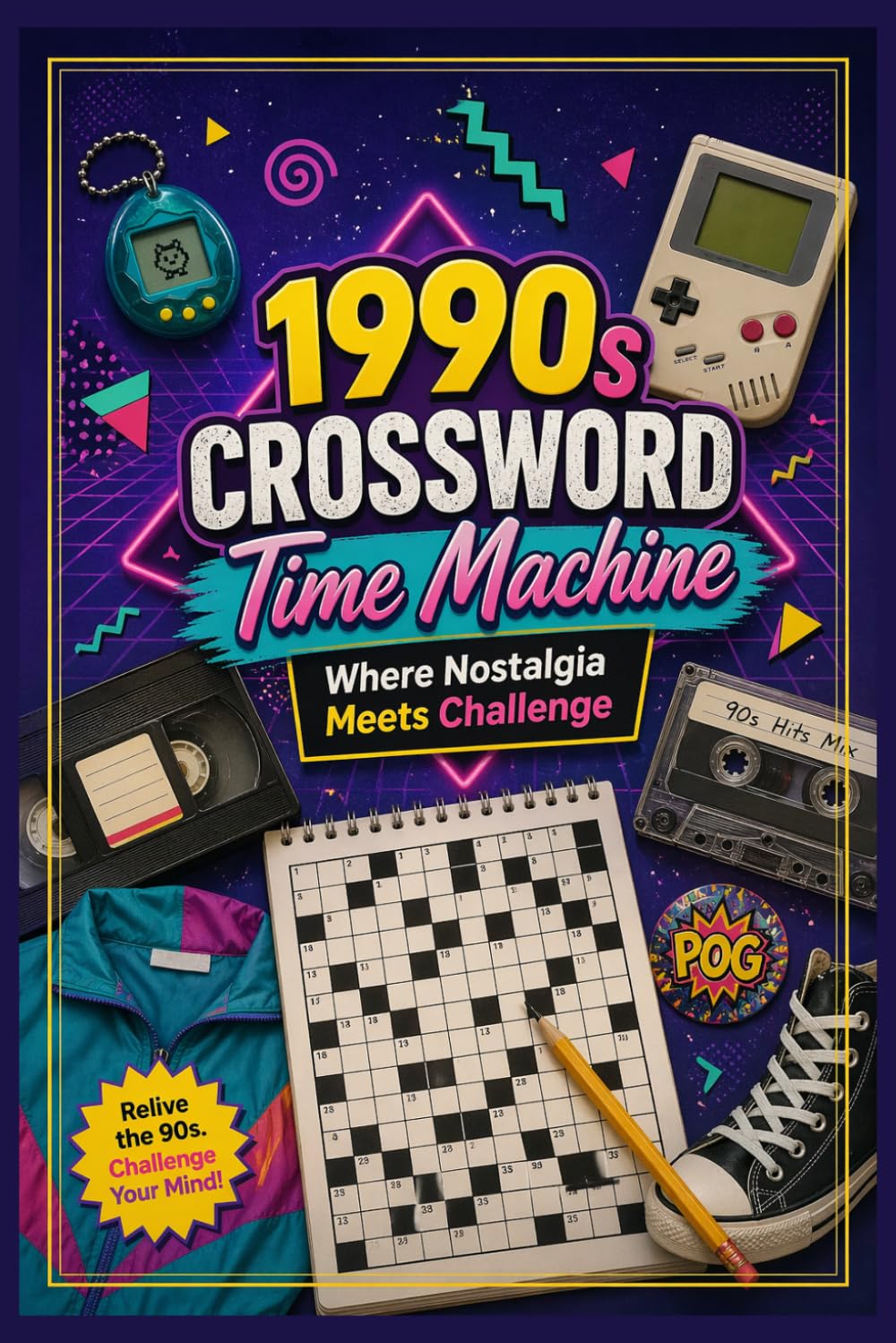 1990s Crossword Time Machine: Where Nostalgia Meets Challenge: A Nostalgic Puzzle Journey Through the Golden Era of the 1990s