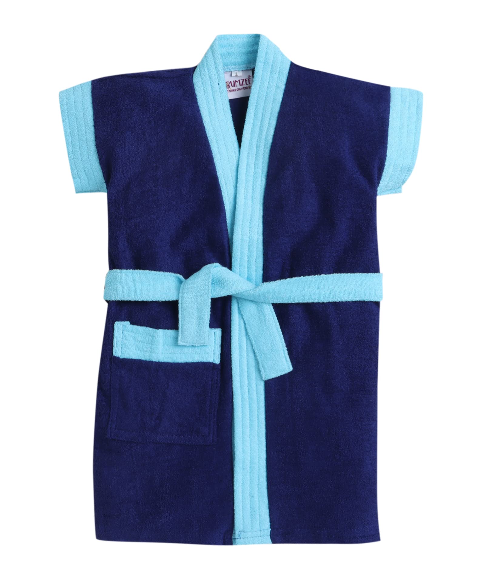 BUMZEE Royal Blue Terry Cotton Boys Bathrobe Age - 3-4 Years (B09PRM8ZR9) Amazon Price History, Amazon Price Tracker