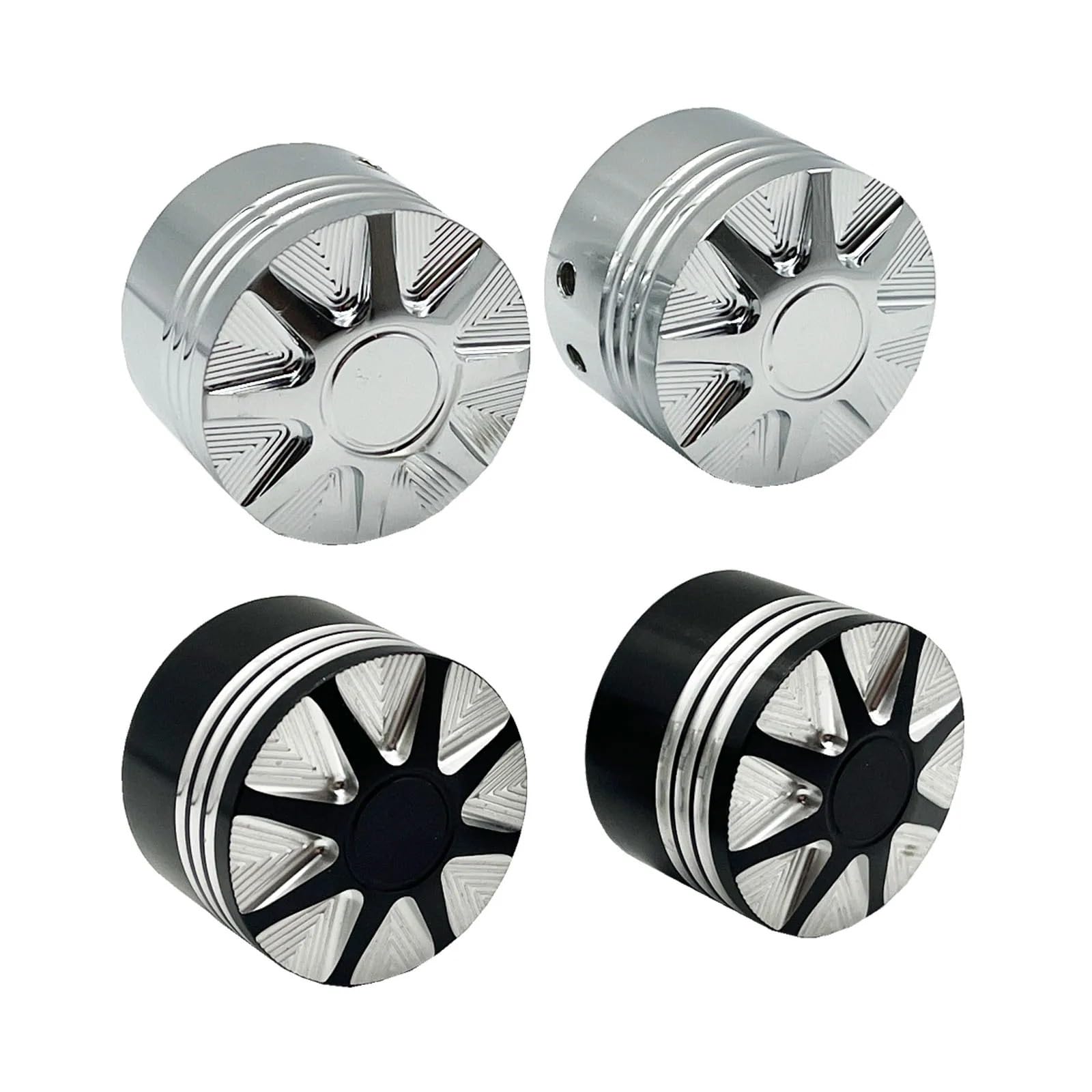 Motociclette protezioni del telaio Adatto Per Harley Sportster XL 883 1200 Dyna Street Bob VRSCA V Rod Moto Assale Anteriore Dado Bullone Tappo Di Copertura Tamponi Paratelaio(C)