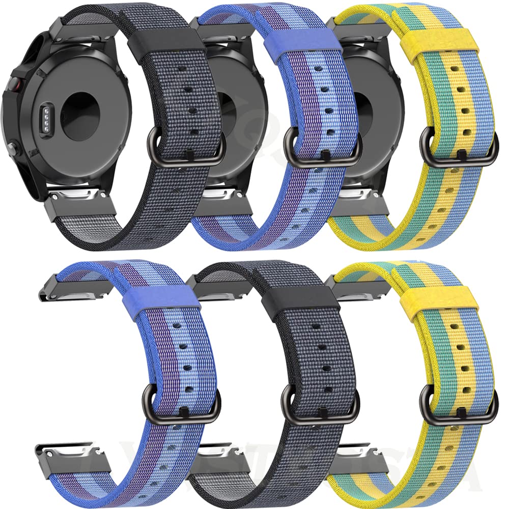 Bracelet à libération Rapide de Bande de Watch en Nylon pour 5 Plus 6 Pro 935 945 S60 S62