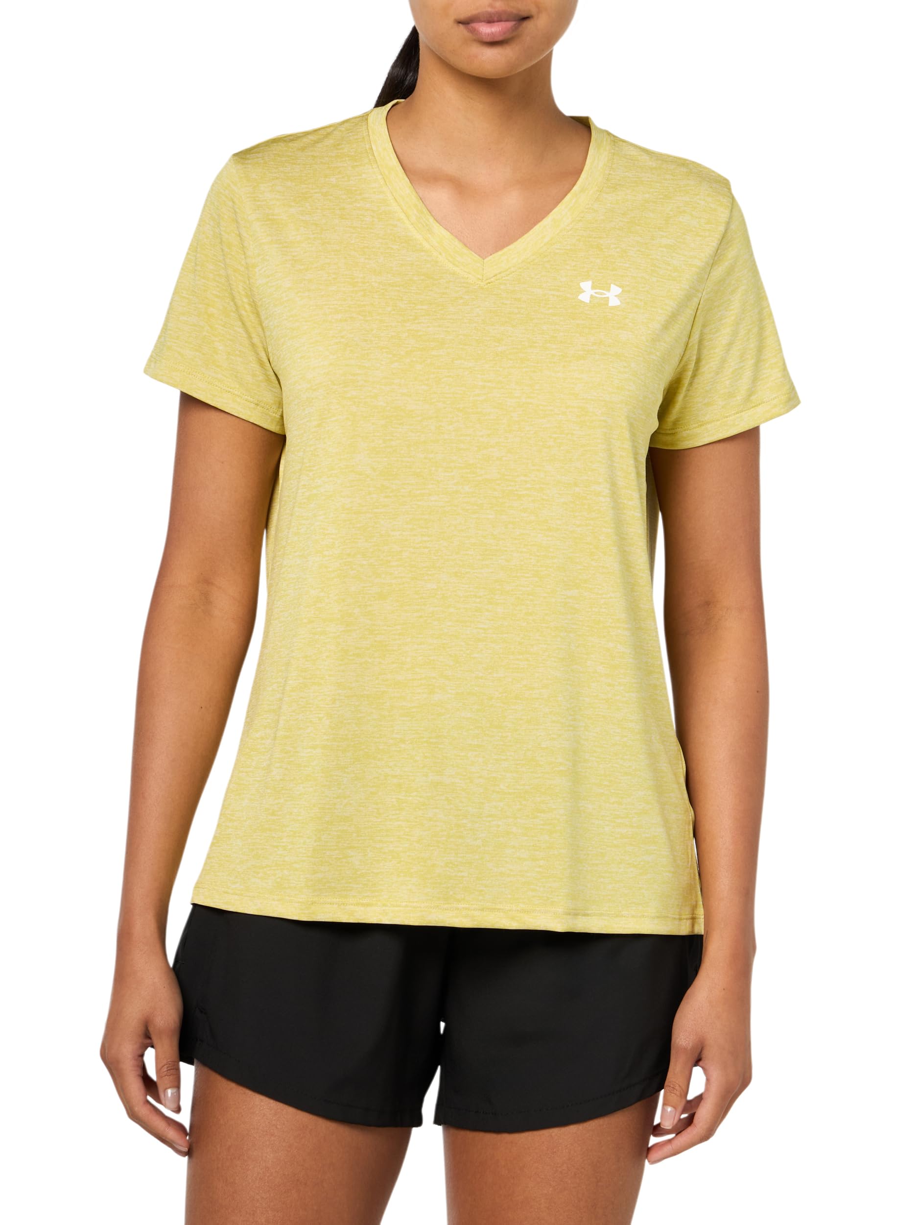 Under Armour Women's UA Tech™ Twist V-Neck Short Sleeve Tech SSV- Twist Mujer (Pack de 1) — view 18