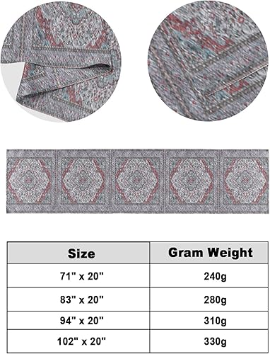 Miniatura 5 de LBHAUSE Camino de cama floral bohemio abstracto para cama de tamaño King, protector de bufanda, manta de cama decorativa para dormitorio, hotel,