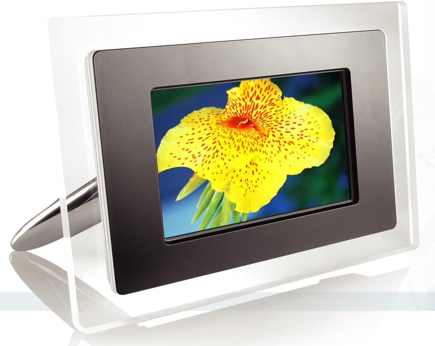 Aiptek Bluetooth Digital Photo Frame with Illuminating Blue LED