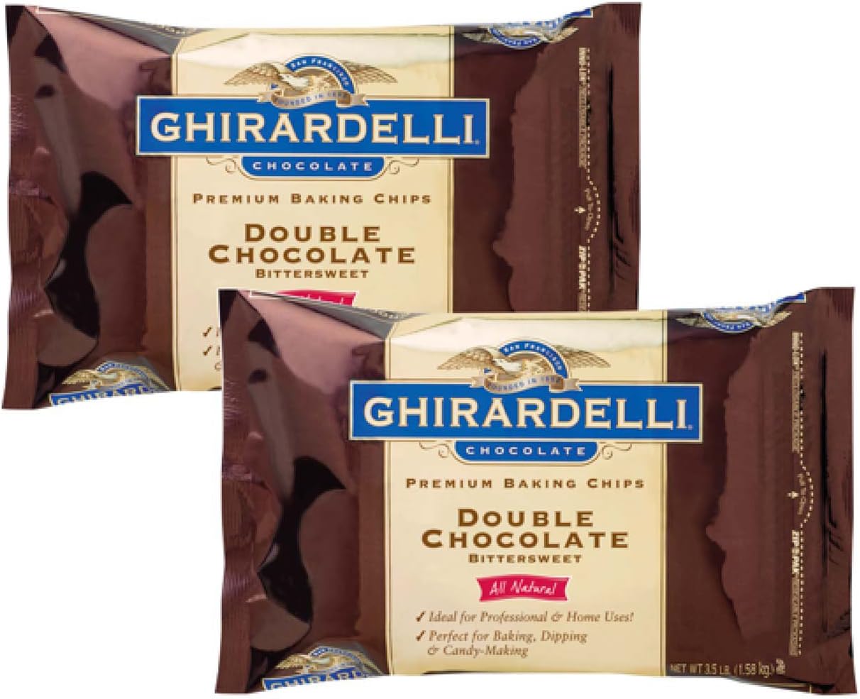 Ghirardelli Double Chocolate Baking Chips - 7 Lbs