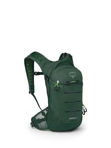 Osprey Raptor Jr Boy's Mountain Bike Hydration Pack, Green OS