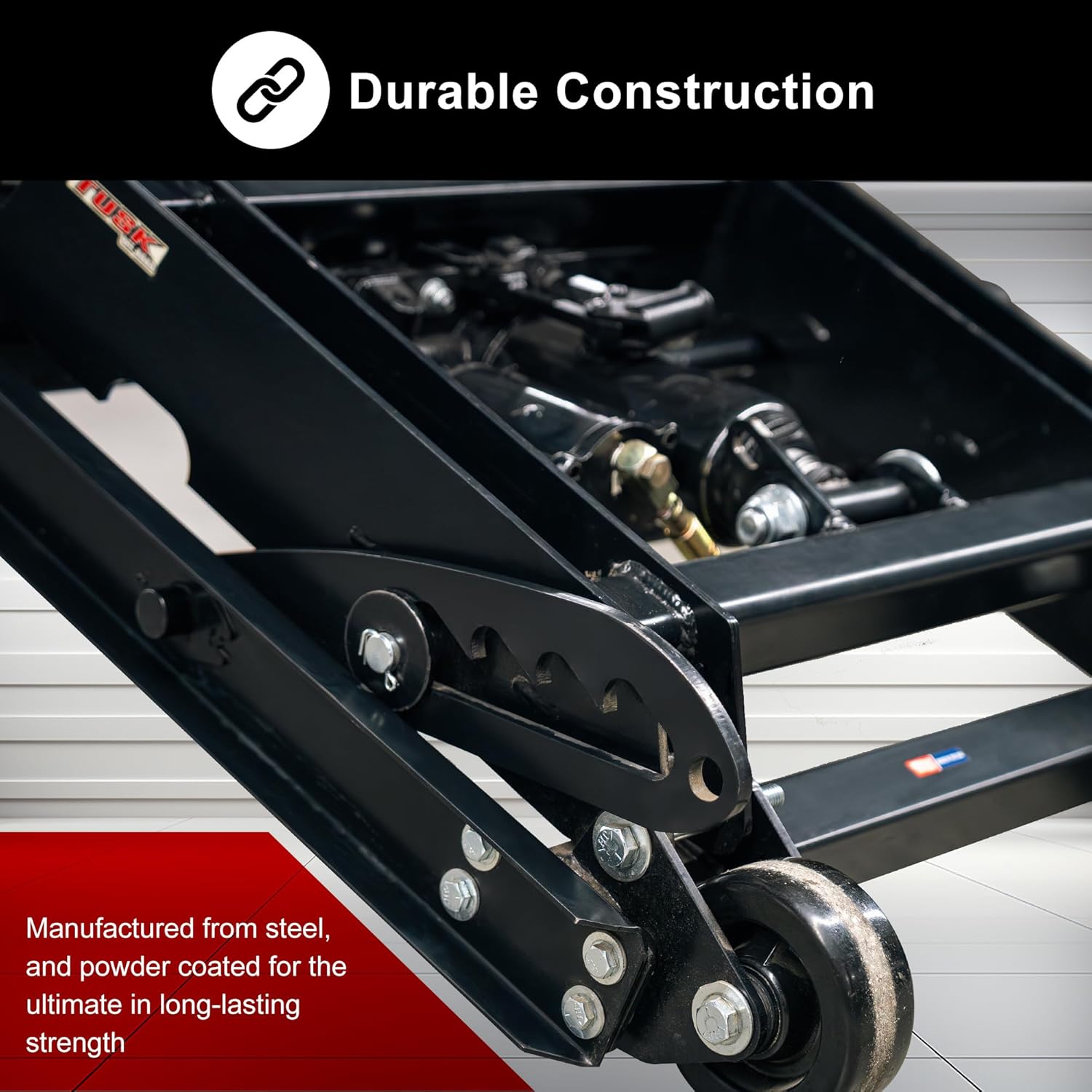 Tusk UTV Lift Universal Air/Hydraulic Garage Lift Compatible with Polaris/Can-Am/Honda/Yamaha/Kawasaki/CFMOTO