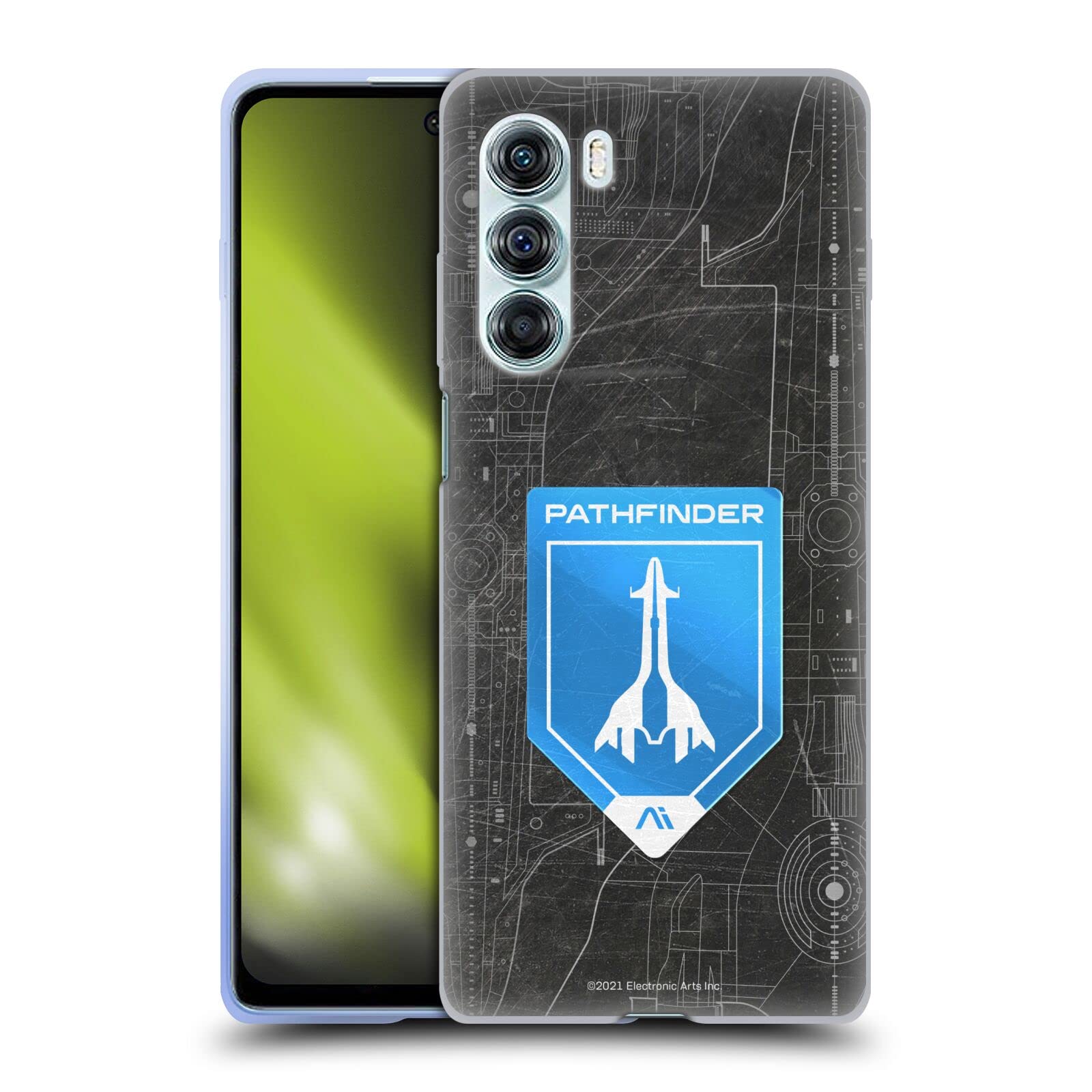 Officially Licensed EA Bioware Mass Effect Pathfinder Badge Andromeda Graphics Soft Gel Case Compatible With Edge S30 / Moto G200 5G