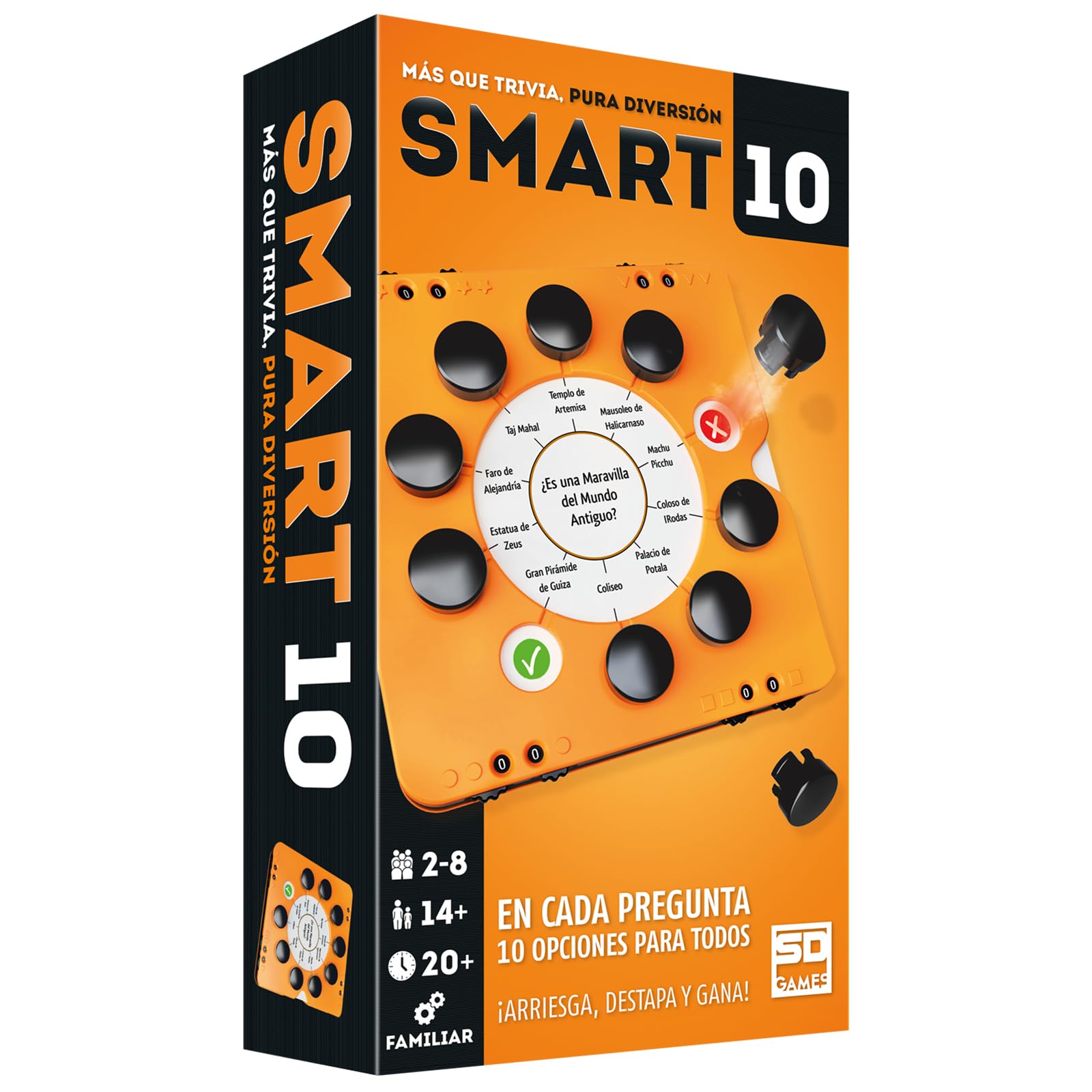 SD GAMES Juego De Mesa SD GAMES - Smart 10 - Juego De Mesa - Nueva Caja - Español