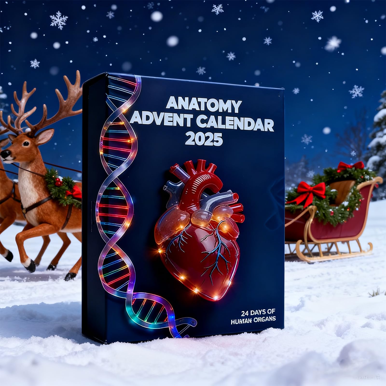 2025 Anatomy Advent Calendar, 24 Days Of Human Organ