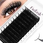 Lash Extensions FADLASH Eyelash Extensions D Curl 0.20mm 14mm Premium Silk Classic Eyelash Extensions Supplies (0.20-D,14mm)
