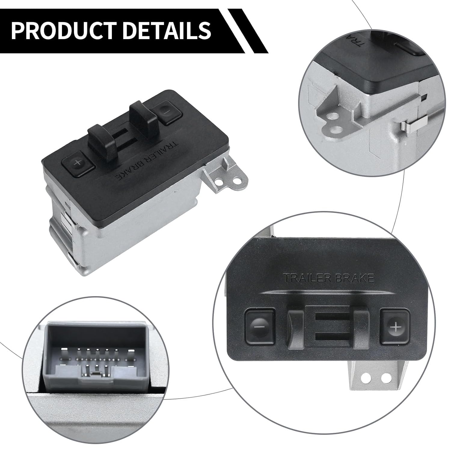 Trailer Brake Control Switch, Trailer Brake Control Assembly Compatible Replacement for Ford F150 2011 2012 2013 2014 Replaces BL3Z-19H332-AA 601-023