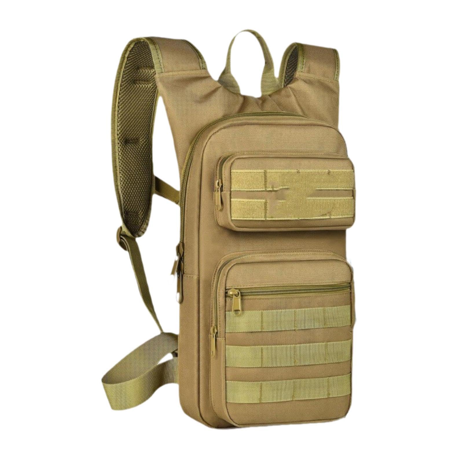 Cycling Bicycle Rucksack Water Bladder Bag Backpack for Cycling Hiking Sport Khaki | Hydration Packs | Hiking Backpacks | Camping & Hiking | Outdoor Sports-image-10