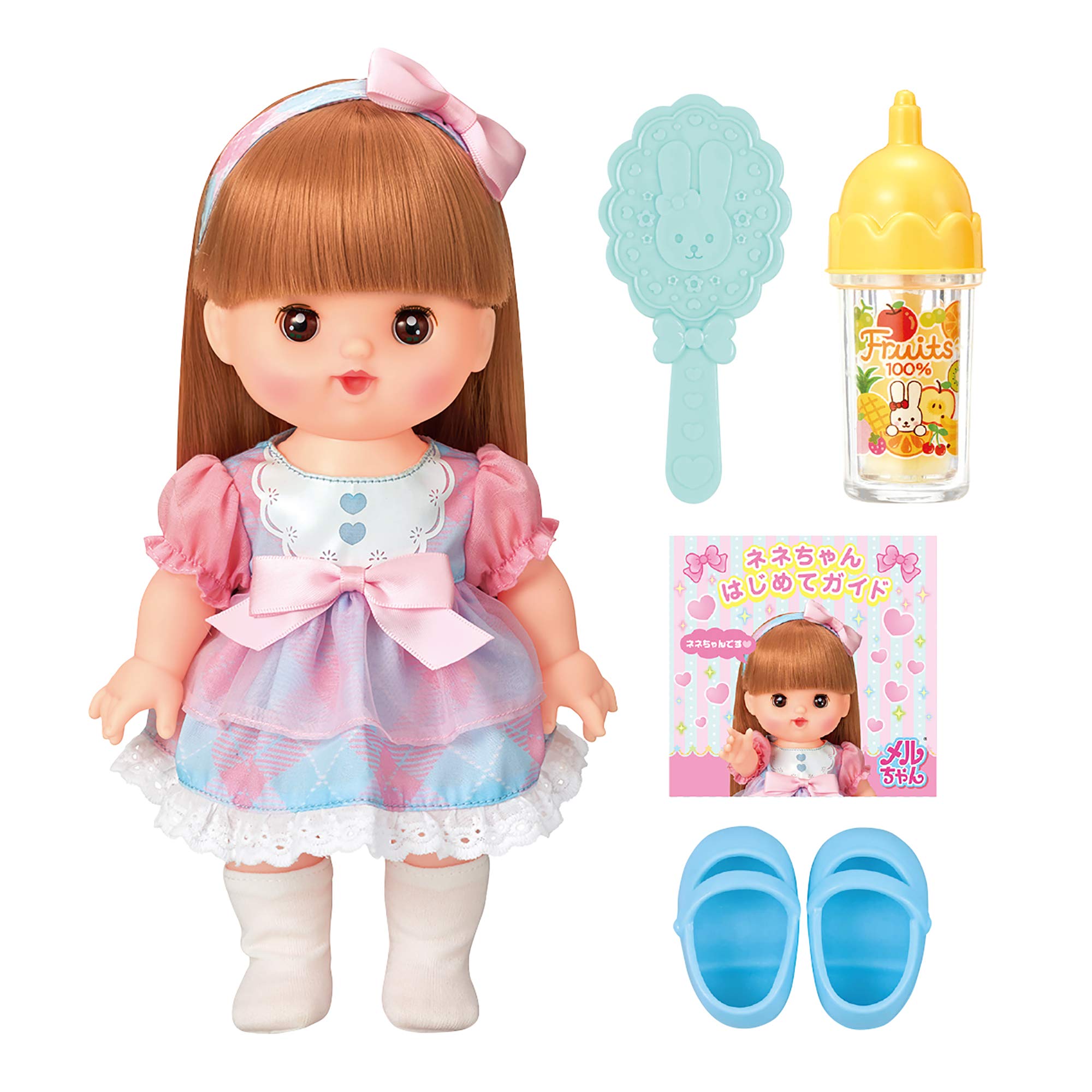 パイロット メルちゃん お人形セット おめめぱちくりロングヘアネネちゃん　3歳以上