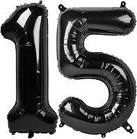 Vista 407 de Globos con números con estampado de vaca, globos de 40 pulgadas del número 0-9 (cero-nueve), globo de vaca para suministros de fiesta de cumpleaños