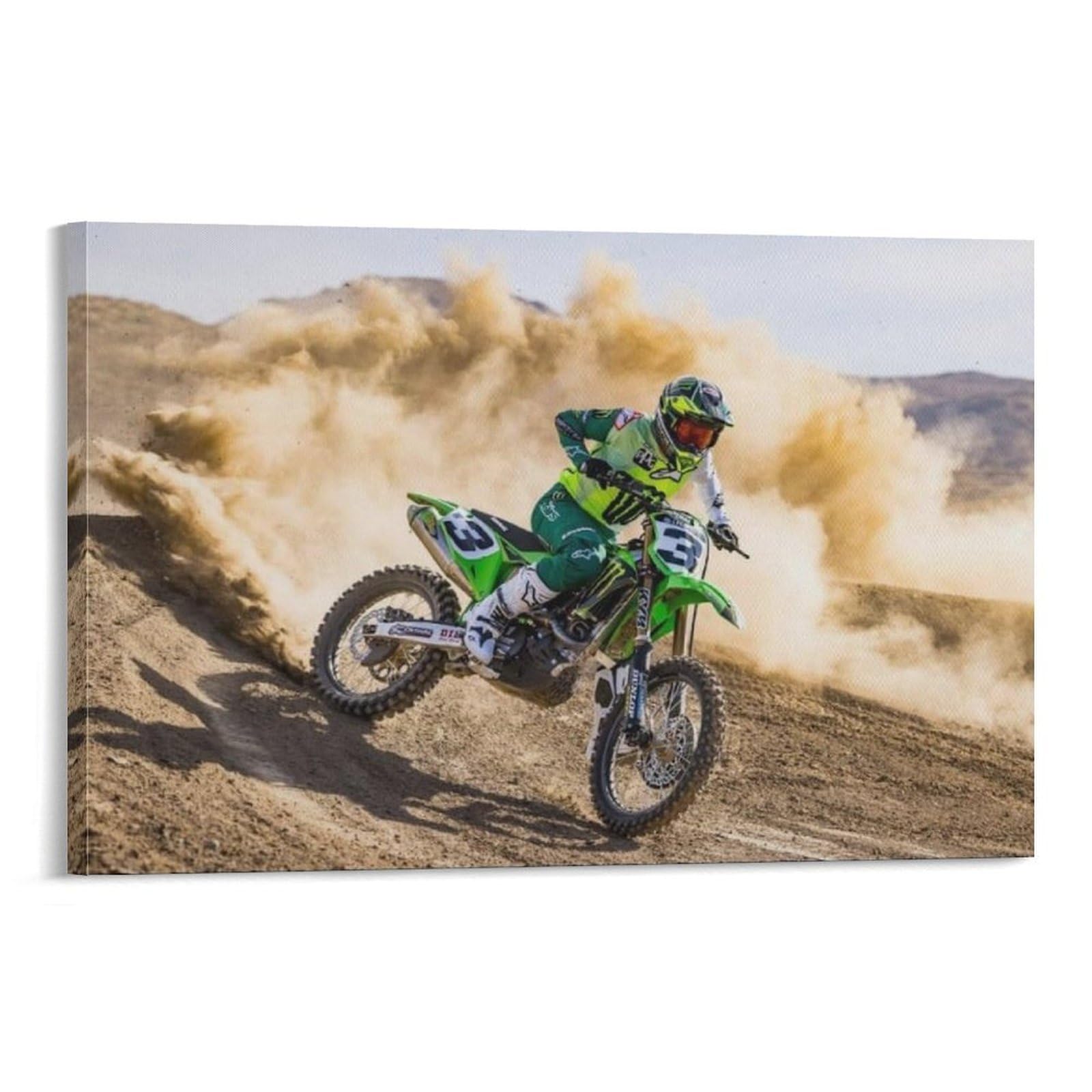 ASUIU Eli Tomac Canvas Poster Canvas Wall Art Prints Poster Photo Picture Painting Posters Room Decor 12x18inch(30x45cm)