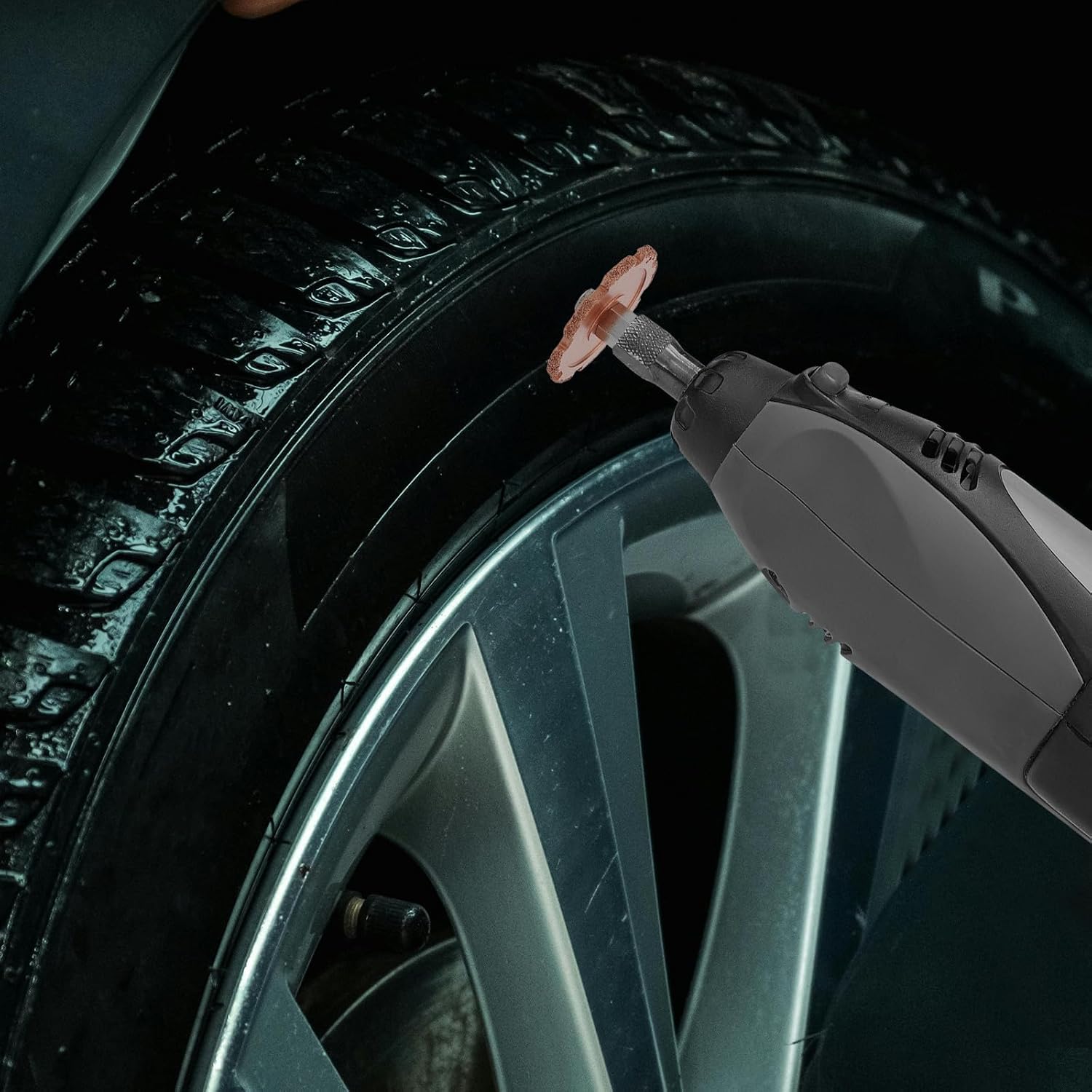 Tungsten Steel Buffing Wheel Fine Grit for Car Tire Repair