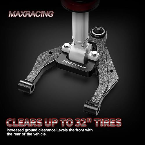 Miniatura 3 de Maxracing Kit de elevación de nivelación de 1.5 pulgadas compatible con Sierra Yukon XL1500 Avalanche Silverado Suburban 1500 Tahoe 2007-2023