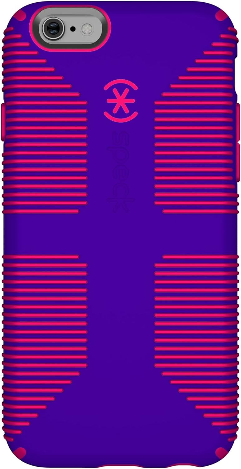 Speck Products CandyShell Grip Cell Phone Case for iPhone 6, iPhone 6S - Ultraviolet Purple/Ruby Red