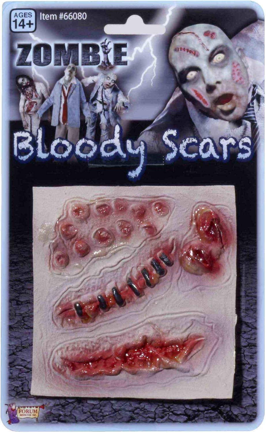 Forum Novelties Men's Zombie Bloody Scars Costume Accessory image 2