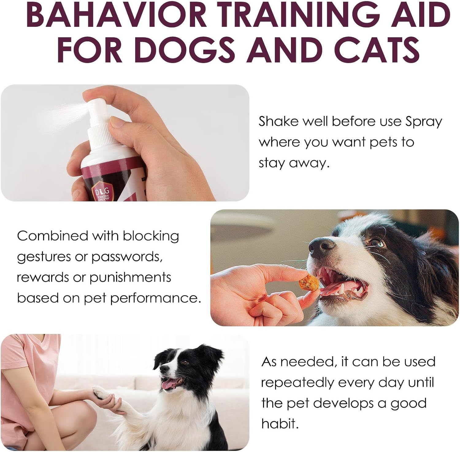 Bitter Apple Spray for Dogs to Stop Chewing - 250ML 8FL/OZ, Cat Repellent Outdoor - Prevent Licking, Marking, Chewing - Anti Chew Deterrent No Chew Spray, Stay Away from Restricted Areas