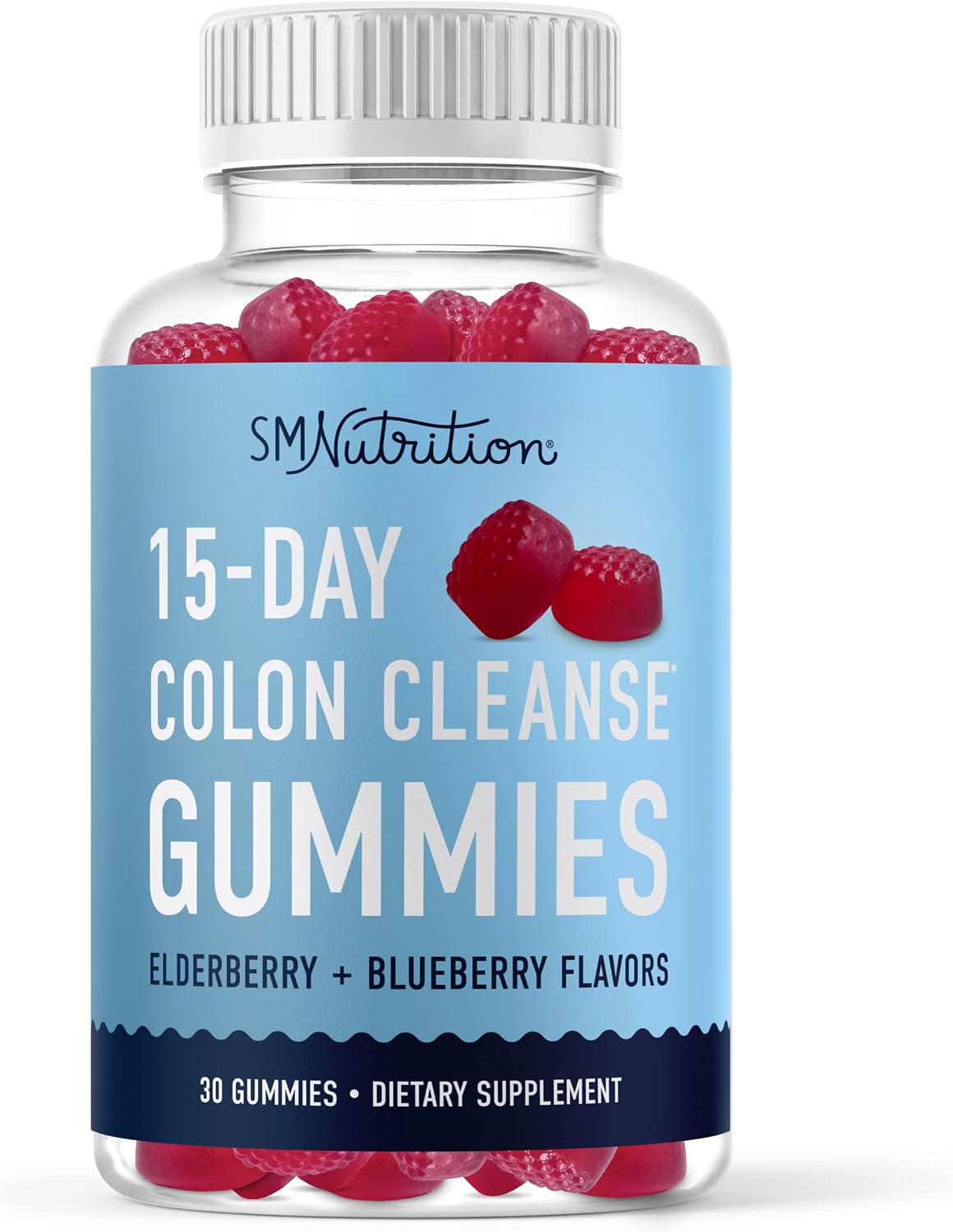 15 Day Colon Cleanse & Detox Gummies | Occasional Constipation & Bloating Relief | Fast Acting Cleanser & Debloat for Women and Men with Triphala for Regularity & Gut Health | Vegan, Gluten-Free