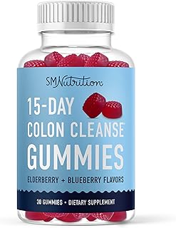 15 Day Colon Cleanse & Detox Gummies | Occasional Constipation & Bloating Relief | Fast Acting Cleanser & Debloat for Women and Men with Triphala for Regularity & Gut Health | Vegan, Gluten-Free