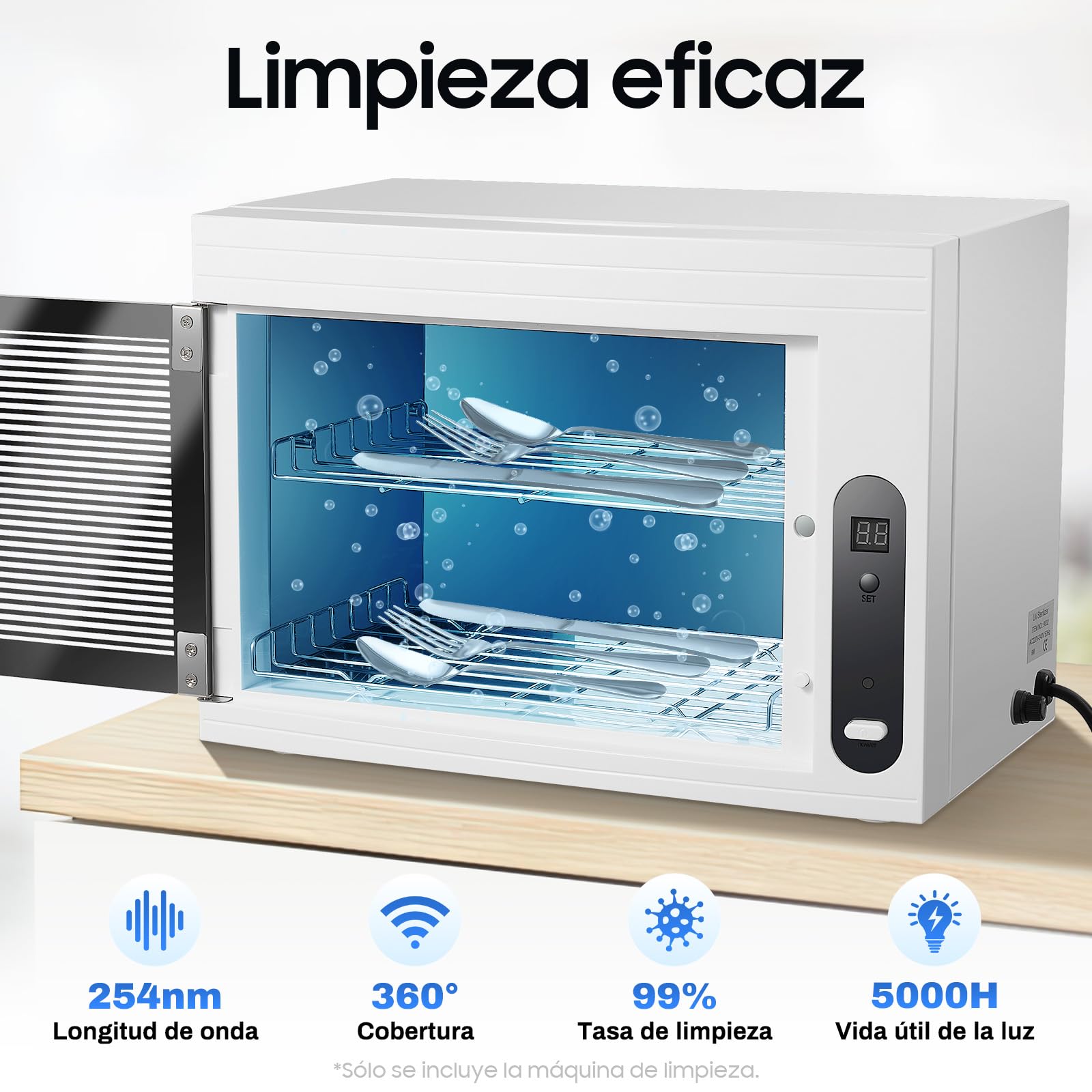 Sterilizzatore UV a LED, disinfezione, scatola disinfettante, sterilizzatore, manicure, sterilizzatore UV, con timer, per manicure e asciugamani