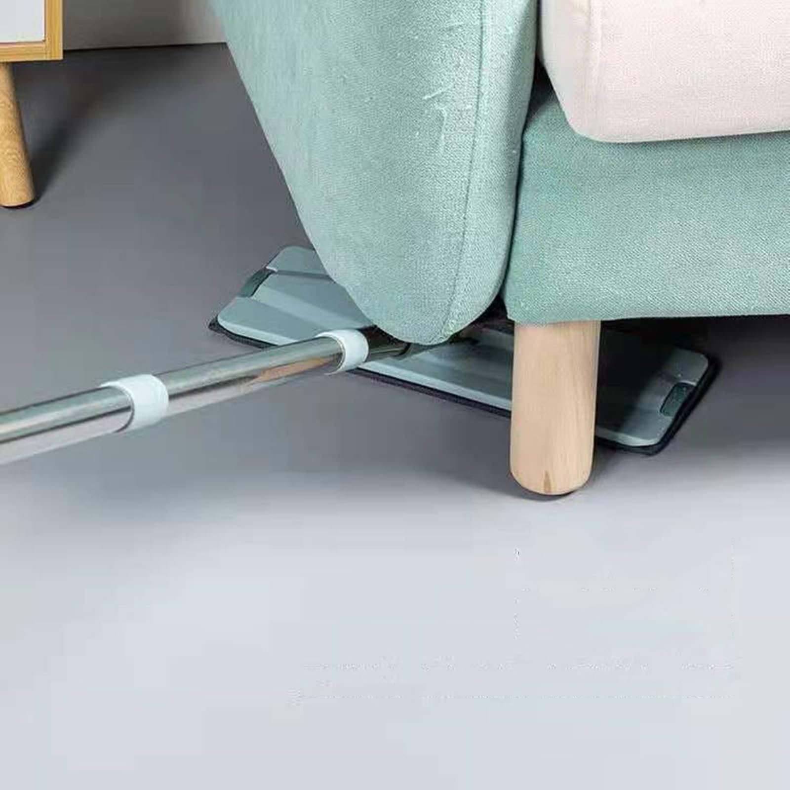 Mop, zmywalny ręcznie domowy mop z gąbką drewniany mop do podłogi płytka drewniana podłoga sucha i mokra podwójnego zastosowania leniwy mop gąbka