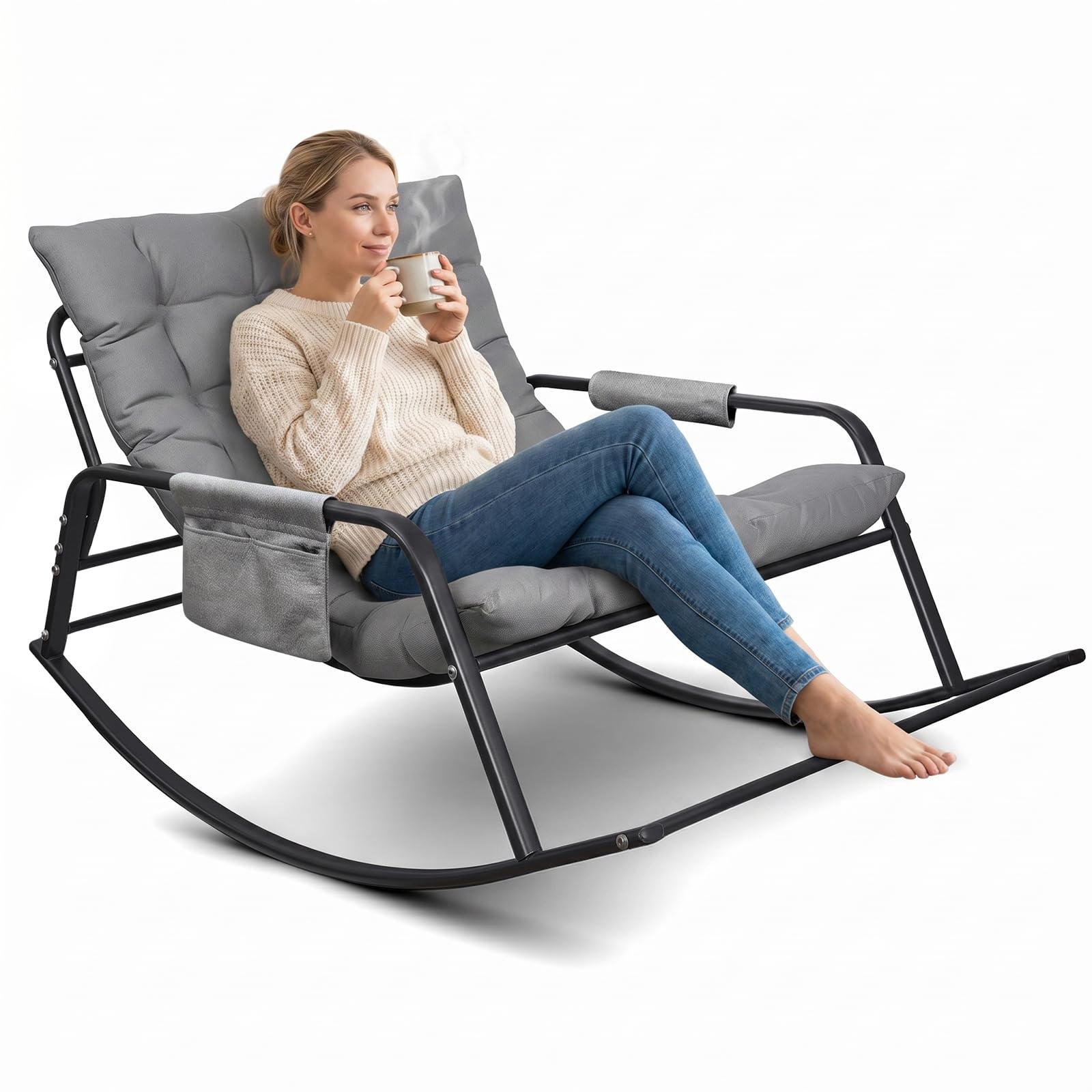 fauteuil à bascule intérieur extérieur