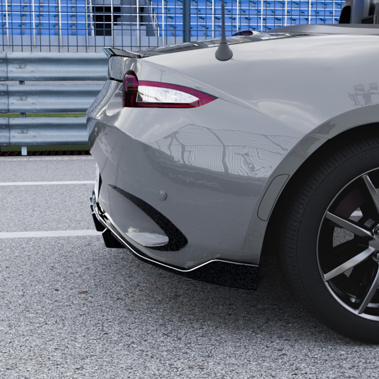 Diffusore paraurti posteriore per Mazda MX-5 Miata ND 2016-2026 Bodykit nero